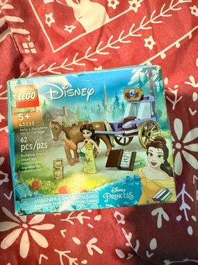 Lego Disney Belle Horse Carriage in Purple, Yellow & Brown